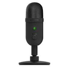 Razer Seiren V2 X USB 25mm 콘덴서 마이크 슈퍼카디오이드 집음 패턴 아날로그 게인 리미터 마이크 모니터링 게인/뮤트 버튼 본체 배치 내장형 쇼크업소버 탑재 일본, 상세페이지 참조, 상세페이지 참조