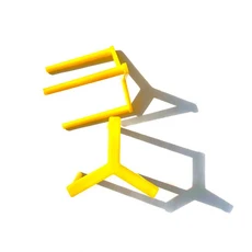 50개 피자 스탠드 삼각대 세이버 고정 랙 홀더 액세서리 포장 스택 도구【홈클럽】, 03 Yellow, 01 Yellow