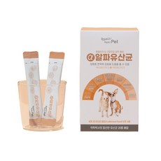 바른뉴트리펫 알파유산균 강아지 고양이 유산균 장 피부 면역력 영양제 30포 1개