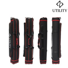 유틸리티 민물 로드케이스 붕어 낚시가방, 블랙