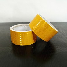 晶彩格 反光貼紙, 1個, 晶彩格-金黃色,120*5cm