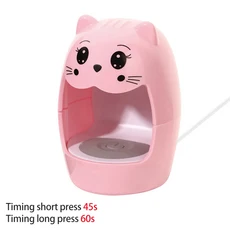 젤 폴리쉬 네일 드라이어용 LULAA UV 라이트 귀여운 모양의 작고 휴대 가능한 LED 네일 라이트 손톱 아티스, 1