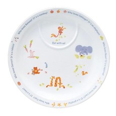 NARUMI 22cm 40433-1012 (나루미) 어린이용 식기 접시 플레이트 모두 접어라