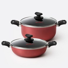 인덕션 냄비 세트 세라믹 코팅 주방 ih 냄비 세트 멀티 하이라이트 프라이팬 손잡이 다용도 편수 전골, 코코IH냄비 2종, (18편+20편)