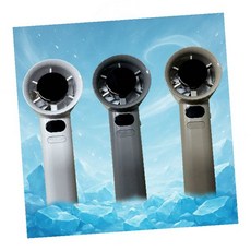 휴대용 핸드형 냉풍 송풍기 풍속조절 배터리 내장형 야외활동 여름철 더위해소, 상세페이지 참조, 화이트