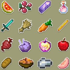 像素指南針鑰匙扣 遊戲周邊道具, 1個, mc帖子【50個隨機款】