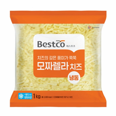 베스트코 모짜렐라 치즈, 1개, 1kg