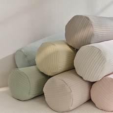 파르페by알레르망 에어리 케어 크리즈워싱 원형 바디필로우 7color, 솜미포함, 핑크