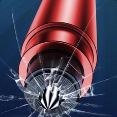 차량 탈출 안전망치 벨트커터 총알형 유리파쇄 비상공구, 실버, 1개