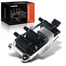 A-Premium 엔진 점화 코일 팩 아우디 A4 A4 Quattro A6 A6 Quattro 1998-2001 폭스바겐 파사트 1998-2005 V6 2.8L와 호환, 1개