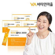 비타민마을 메가씨 플러스 3000 고함량 비타민C 4박스 12개월분, 360개입, 3g