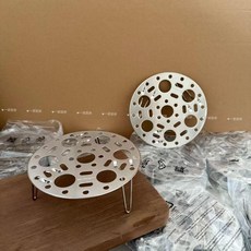 304不鏽鋼可摺疊蒸蛋架, 1個, 304鋼可摺疊蒸蛋架, N/A