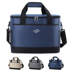 맘초이스 캠핑 피크닉 보온 보냉백 25L 대용량, 네이비, 1개