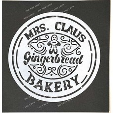 MRS. CLAUS Gingerbread Bakery 造型版, 1個, ST-CIR-0018