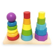 모형 끼우기 탑쌓기 집중력 향상 놀이 교구 장난감+그래Shop, 빠른배송