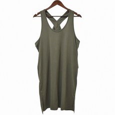 5883後露背交叉背心洋, 綠, 1個