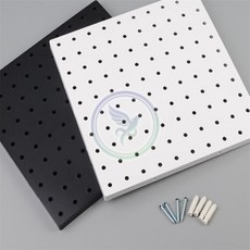 더가몽 벽고정 페그보 타공판 아이디어수납보드, 검정