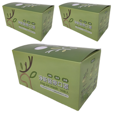 淨新科技 成人醫療口罩 S207, 白色, 50片, 3盒