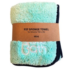 바우바스 937 애견애묘 스펀지 펫타월 M(50x80)/L(80X130)/국내생산, 민트