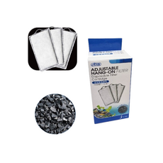 ISTA伊士達 外掛過濾器活性碳替換過濾棉3入組 魚缸過濾棉 水族箱替換耗材, 1個, IF-769CB 外掛300L專用替換棉