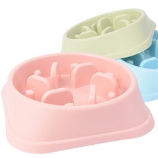 헤이영 애완용 다이어트 식기 고양이물그릇, 1