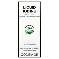 코드에이지 요오드+ 59.2ml(2fl oz), 1개, 59.2