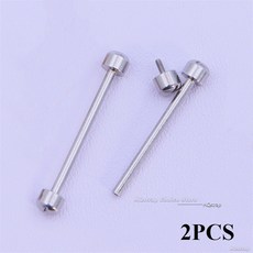 가죽 시계줄용 시계 스크류 튜브 로드 스프링 바 러그 스템 링크 키트 14 16 18 20 22mm 수리 도구, 22mm 1인치, silver, 1개
