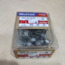 MUSTAD 慕斯達 2024新品 MAP 內德鉛頭鉤 20入/盒, 1個, 3.5g