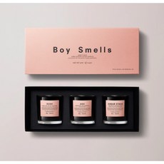 Boy Smells〈三入組〉經典香氛蠟燭 大麻花Kush 時間灰燼Ash 雪松森林Cedar Stack, 1個, 【A款】大麻花、時間灰燼、雪松森林, 85g, 大麻花Kush、時間灰燼Ash、雪松森林Cedar Stack