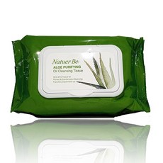 엔프라니 네추어비 알로에 오일 클렌징 티슈 60매, 1개, 60매입