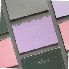 학습계획표 스터디플래너 타임트랙커 만년형 주간 59000EA 1EA, 04 파인그린