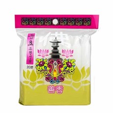 쑤니상점 선향양초 등초 20입 촛불켜기