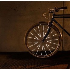 반사튜브 자전거 바퀴 스포크 반사 경고 안전 빛 튜브, 1개, 반사튜브 GD03459