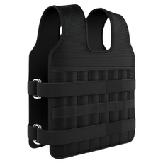 可調節負重背心, 黑色, 10kg