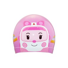 L2來來 KK 華泰 POLI波力兒童安全帽，正版授權寶寶小童大童3/4半罩，多款可選安全認證, 3號粉,大童, 1個