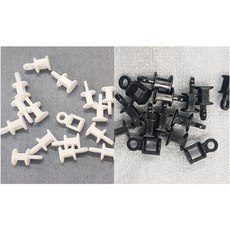 커튼롤러 레일롤러20개 커튼레일로라, 화이트, 1개