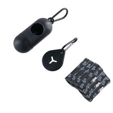 [ 618239 ] 강아지 배변 봉투 디스펜서 쓰레기 포함 홀더 클립 캐리어 산책 및 달리기 자전거 액세서리용