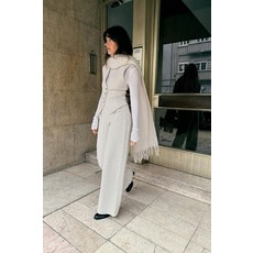 [국내발송] ZARA 여성 스트럭처 버튼 베스트 - 크림 5039/215/712 386288