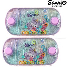 산리오 워터 게임기 보드게임 고리걸기 추억의게임 휴대용간편게임, 2개