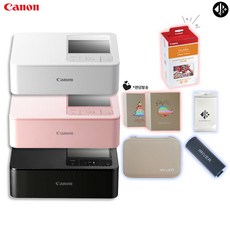 [포토리뷰이벤트] 캐논 셀피 포토프린터 CP1500 + RP-108 용지+아이리버 정품 배터리+악세사리 패키지 (포토앨범/아이리버 하드케이스/포켓융), CP1500 화이트