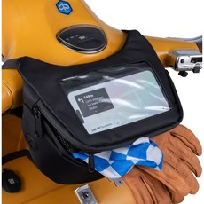 베스파가방 튜닝 핸들가방 핸드폰거치, 블랙