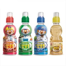 뽀로로 어린이 주스 235ml 24개 밀크 딸기 사과 블루베리 보리차 바나나 누룽지차, 220ml