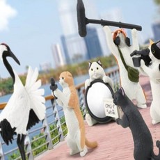 촬영 고양이 랜덤 피규어 인테리어장식 동물미니어쳐sal3+8gfs