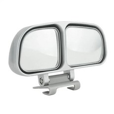 자동차 백미러 역방향 보조 미러 넓은 시야 사각지대 조정 광각 유리 부품, 1개, 5. blcak-left