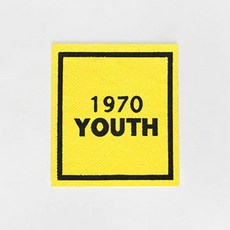 패션스타트 유스 1970 빅라벨 레몬옐로우 1개입, 1개