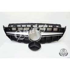 W213 E200 E250 E300 E400 E43 專用 E63 水箱罩 黑銀, 1個