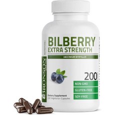 브론슨 빌베리 엑스트라 스트랭스 bilberry 200정, 1개