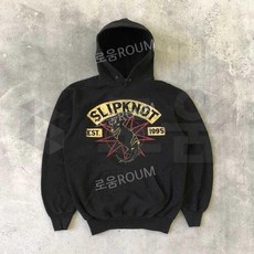 헤비 메탈 슬립낫 Slipknot 가을 겨울 프린트 긴소매 티셔츠 oversize 맨투맨