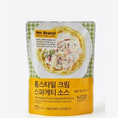 (노브랜드) 홈스타일 크림 스파게티 소스 400g, 1개