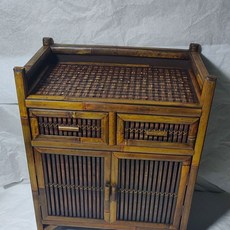 中式仿古竹製儲物櫃, 1個
